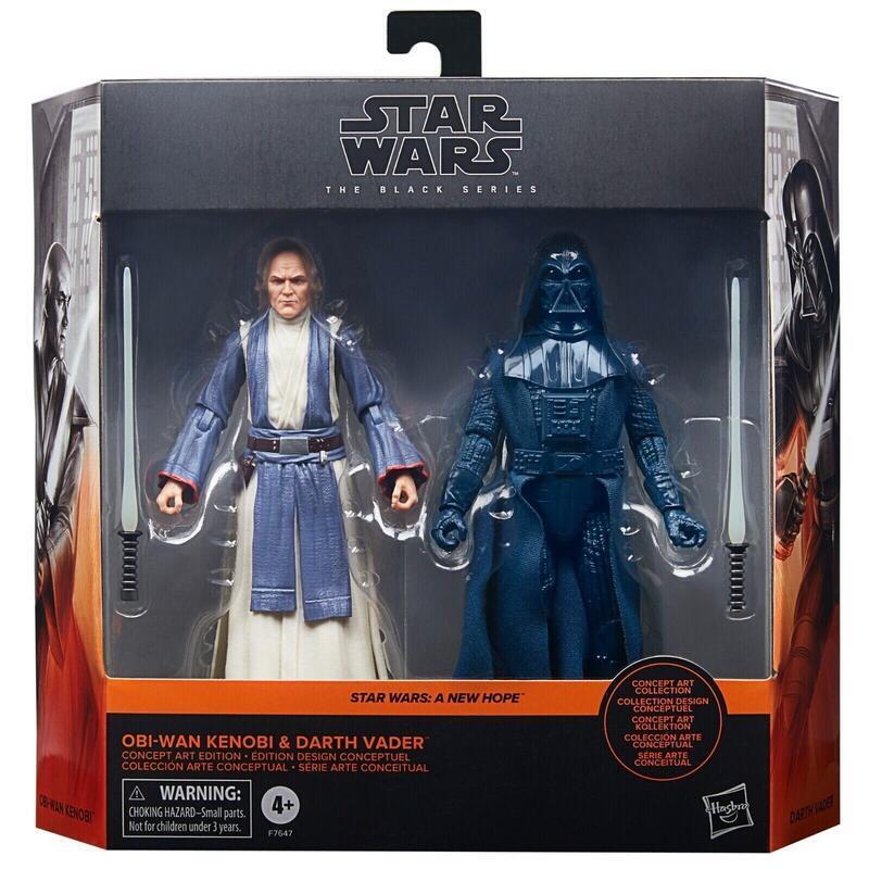 Hasbro Star Wars Black Series 6 Obi-Wan Kenobi Darth Vader Concept